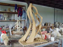 hj1714 不銹鋼雕塑—舞 小稿_青島國際服裝城不銹鋼雕塑、石雕、玻璃鋼雕塑_濱州宏景雕塑有限公司