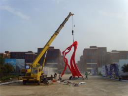 hj1728 不銹鋼雕塑—舞_青島國際服裝城不銹鋼雕塑、石雕、玻璃鋼雕塑_濱州宏景雕塑有限公司