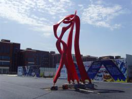 hj1731 不銹鋼雕塑—舞_青島國際服裝城不銹鋼雕塑、石雕、玻璃鋼雕塑_濱州宏景雕塑有限公司