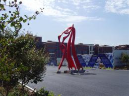 hj1733 不銹鋼雕塑—舞_青島國際服裝城不銹鋼雕塑、石雕、玻璃鋼雕塑_濱州宏景雕塑有限公司