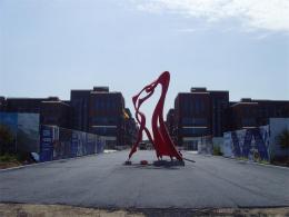 hj1735 不銹鋼雕塑—舞_青島國際服裝城不銹鋼雕塑、石雕、玻璃鋼雕塑_濱州宏景雕塑有限公司