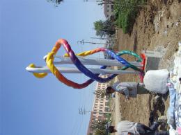 hj1740 不銹鋼雕塑-針線之魅_青島國際服裝城不銹鋼雕塑、石雕、玻璃鋼雕塑_濱州宏景雕塑有限公司