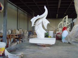 hj1748 不銹鋼雕塑—凌空之剪 小稿_青島國際服裝城不銹鋼雕塑、石雕、玻璃鋼雕塑_濱州宏景雕塑有限公司