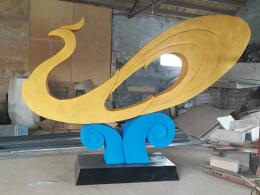 hj3004 碧桂園標識泡沫雕塑_泡沫雕塑_濱州宏景雕塑有限公司